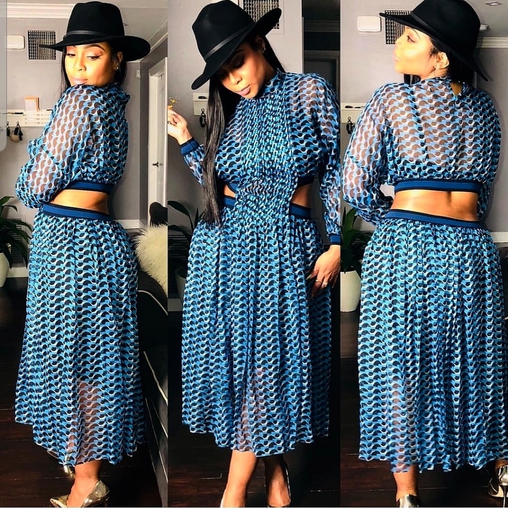Cut Out Midi Dress